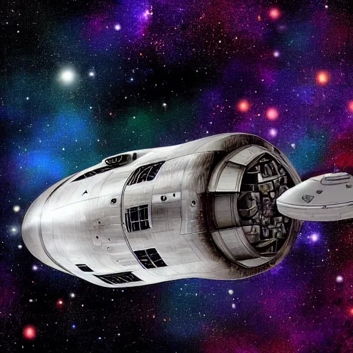 Image similar to space ship digital art by charlie bowatter , high definition