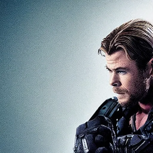 Image similar to chris hemsworth as the jackal