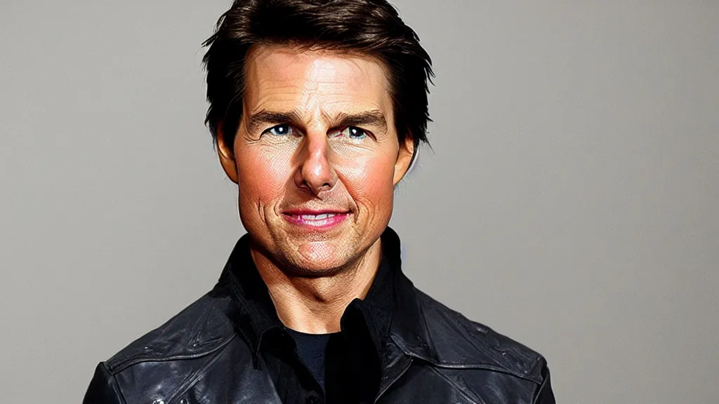 Prompt: A studio photo of Tom Cruise; the most beautiful photo in the world