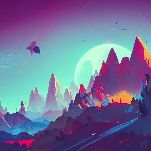 Image similar to i wonder how long this channel will last for no mans sky anton fadeev asher brown durand 8 k resolution