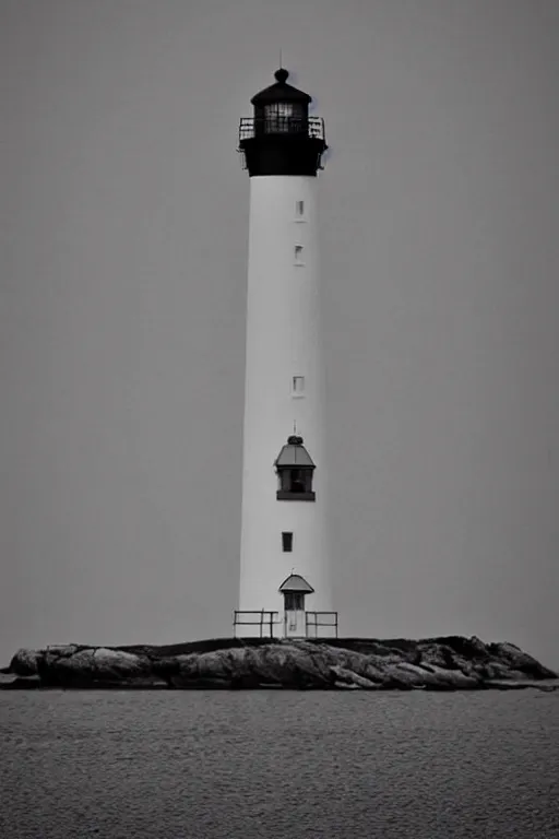 Image similar to minimalist boho style art of a lighthouse