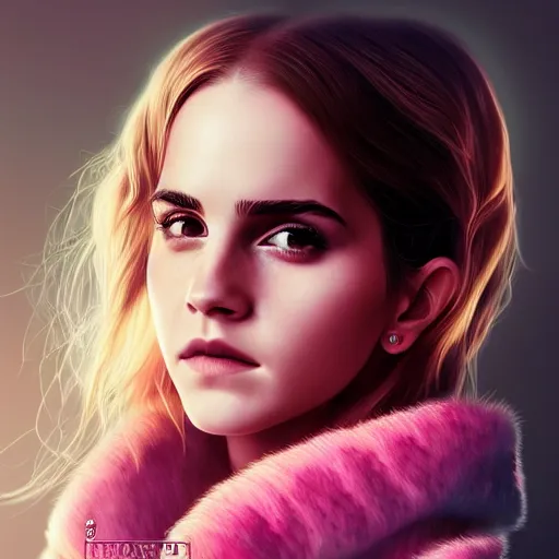 Prompt: Highly detailed portrait of Emma Watson as Blackpink. Medium shot, trend on artstation, WLOP, 4k, James Jean, Rossdraws, Yoshitaka Amano, digital art