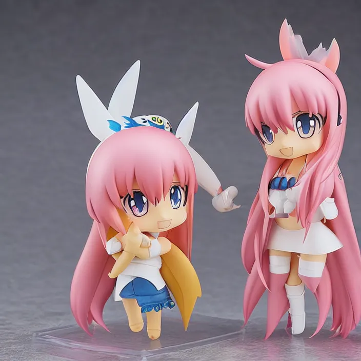 Prompt: snugglepot and cuddlepie, an anime nendoroid of snugglepot and cuddlepie, figurine, detailed product photo