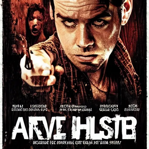 Image similar to a poster of the movie hostel by eli roth, dark, horror, eerie, award winning