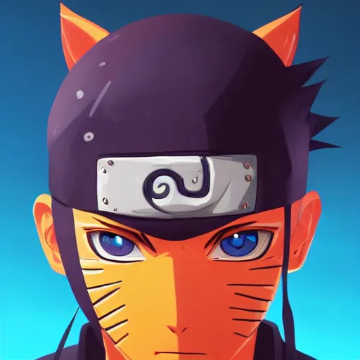 Image similar to face icon stylized minimalist naruto, loftis, cory behance hd by jesper ejsing, by rhads, makoto shinkai and lois van baarle, ilya kuvshinov, rossdraws global illumination