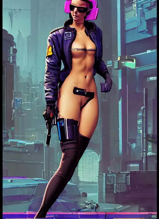 Image similar to cyberpunk police officer. portrait by stonehouse and mœbius and will eisner and gil elvgren and pixar. realistic proportions. cyberpunk 2 0 7 7, apex, blade runner 2 0 4 9 concept art. cel shading. attractive face. thick lines.