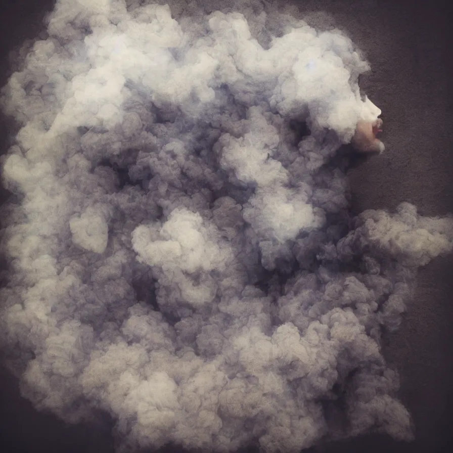 Image similar to My head is a cloud of smoke and confusion.