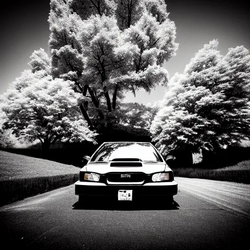 Prompt: a portrait of a WRX in infrared