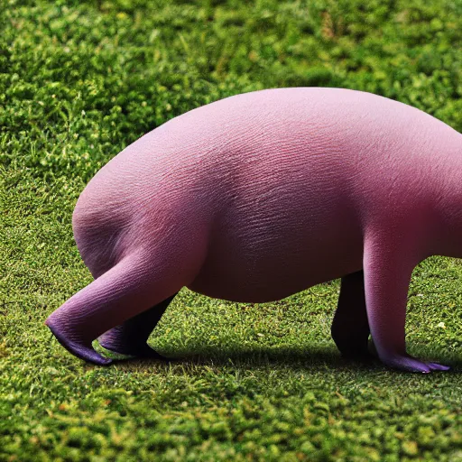 Prompt: realistic photo of a slowpoke