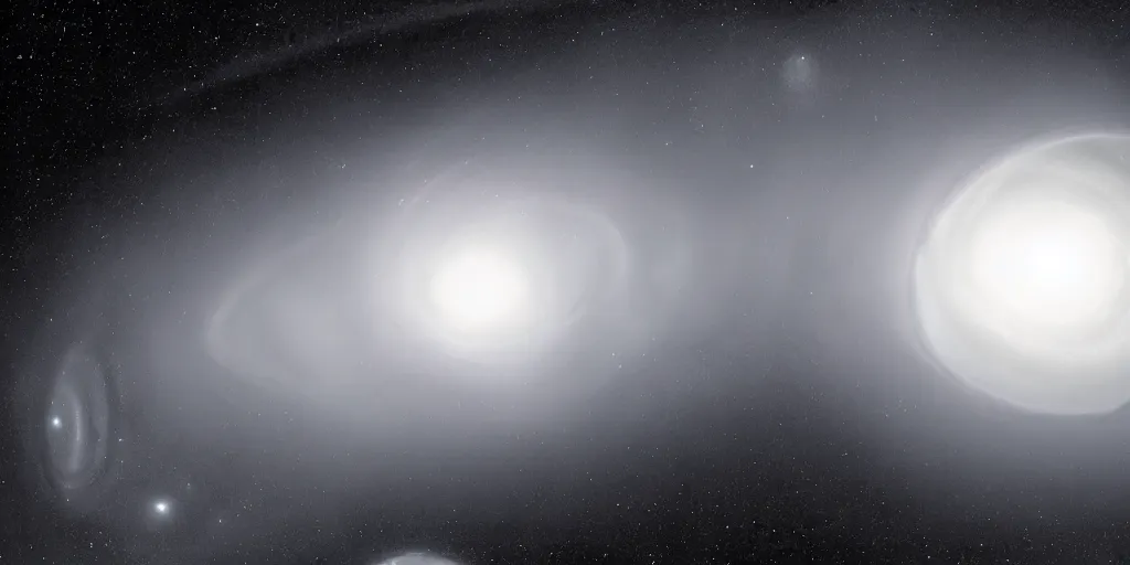 Prompt: a supermassive black hole