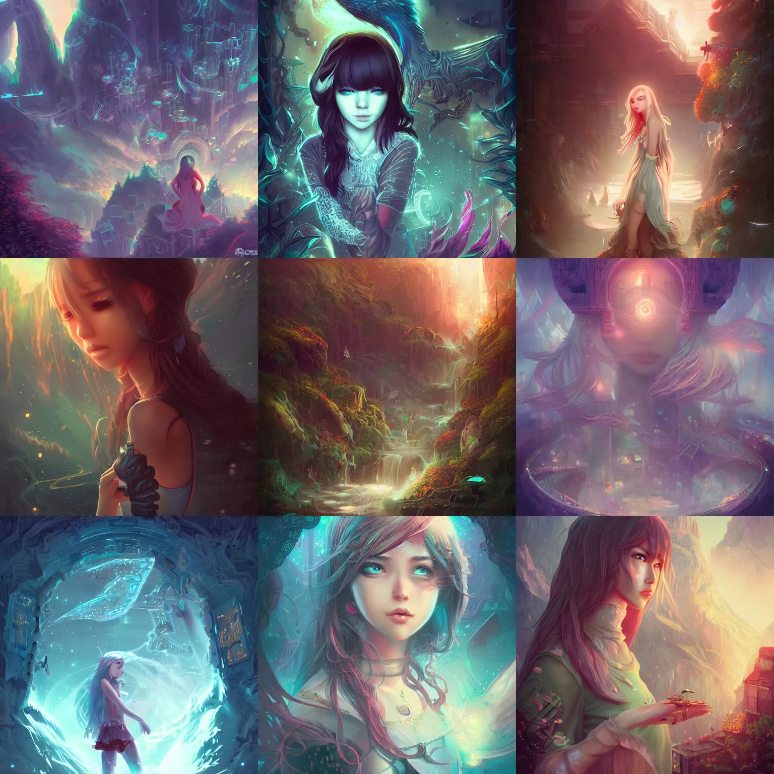 Prompt: a dream of a utopian reality by ross tran, highly detailed, cool light, deviantart