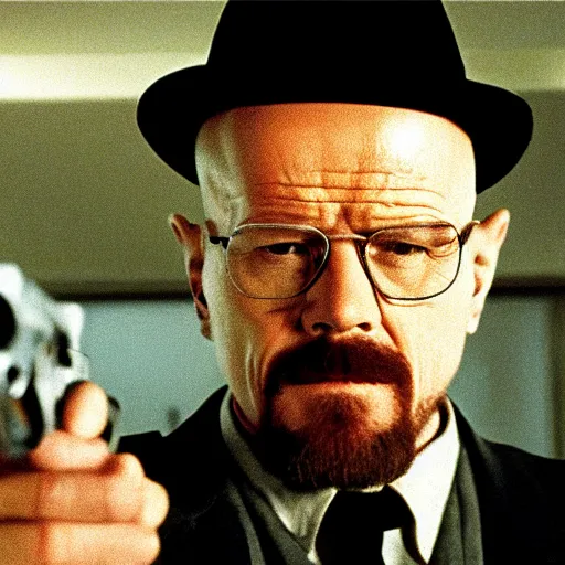 Prompt: Heisenberg in Pulp Fiction