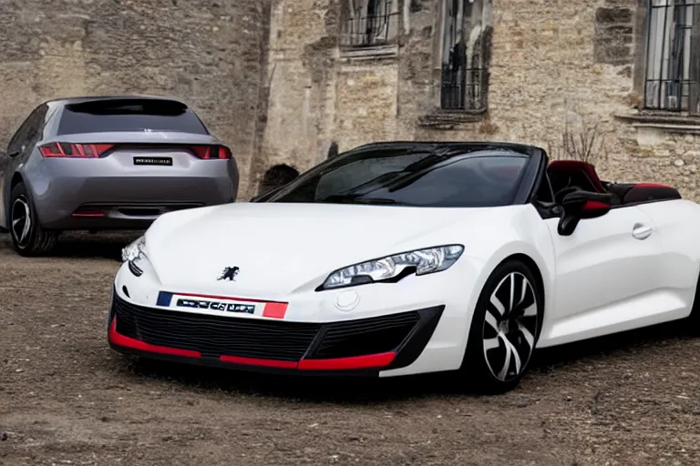 Image similar to peugeot sports car