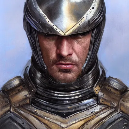 Prompt: snake as a realistic fantasy knight, closeup portrait art by donato giancola and greg rutkowski, realistic face, digital art, trending on artstation, symmetry!!