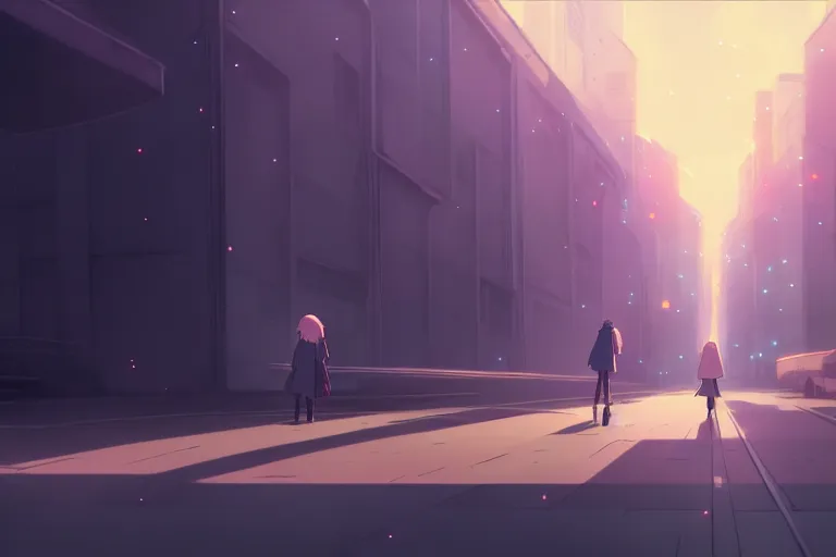 Image similar to journey of an abandoned woman, an anime drawing by makoto shinkai, cgsociety, postminimalism, anime aesthetic, anime, official art