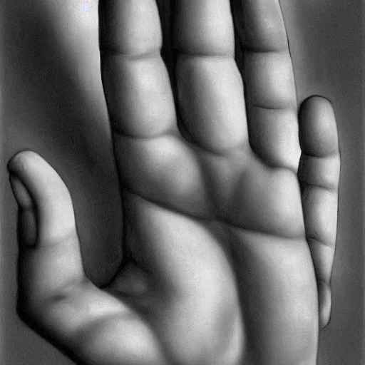 Image similar to detailed study of a human hand, flickr