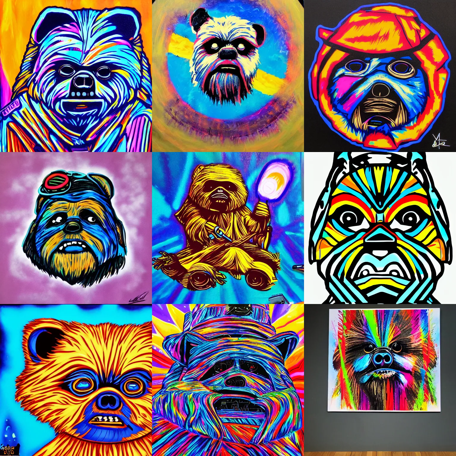 Prompt: ewokone art