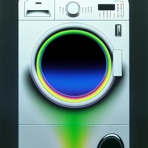 Prompt: washing machine by shusei nagaoka kaws david rudnick, airbrush on canvas, pastel colours, cell - shaded, 8 k