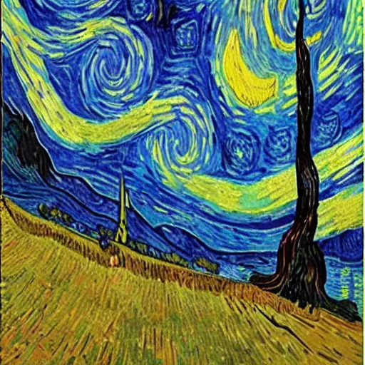 Prompt: original van gogh painting of WinAmp 1880 Paint on Canvas