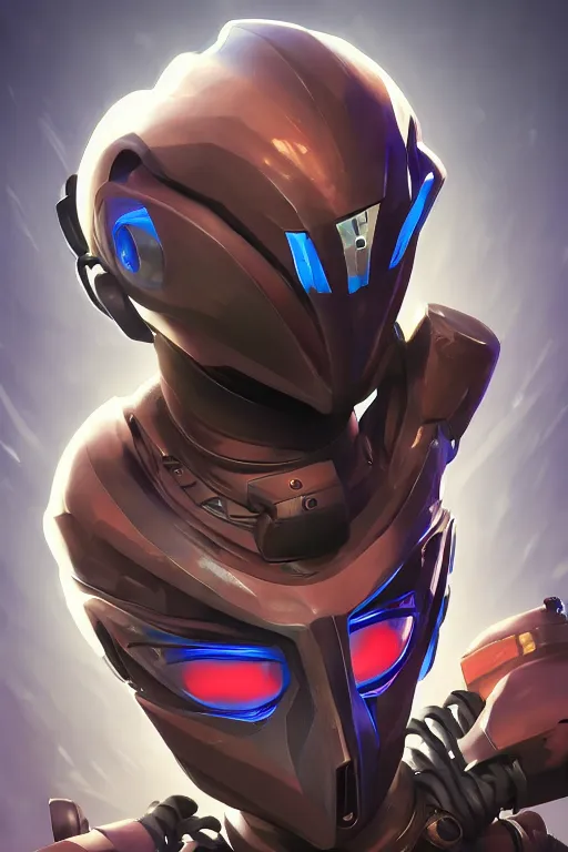 Image similar to epic mask helmet robot ninja portrait stylized as fornite style game design fanart by concept artist gervasio canda, behance hd by jesper ejsing, by rhads, makoto shinkai and lois van baarle, ilya kuvshinov, rossdraws global illumination radiating a glowing aura global illumination ray tracing hdr render in unreal engine 5