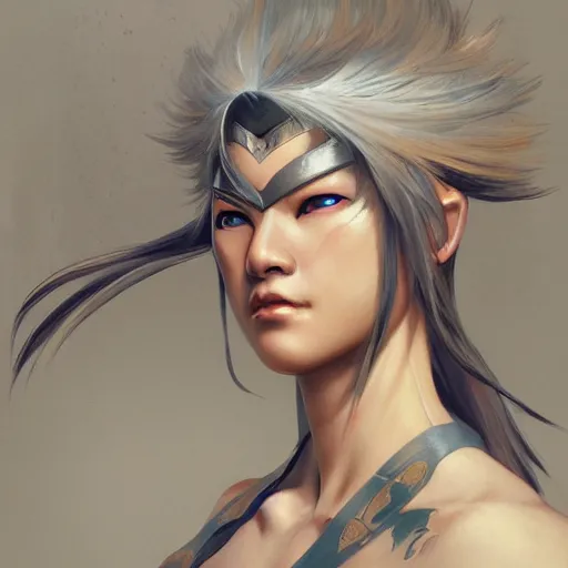 Image similar to Raiden Shogun from Genshin Impact, lifelike, portrait, highly detailed, digital painting, artstation, concept art, sharp focus, illustration, cinematic lighting, art by artgerm and greg rutkowski and alphonse mucha