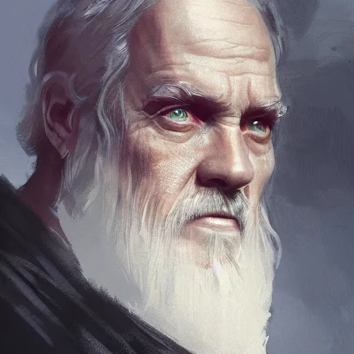 Image similar to portrait of a man by Greg Rutkowski, old jedi Master Luke Skywalker from Star Wars Expanded Universe, he is about 60 years old, wearing black robes, highly detailed portrait, digital painting, artstation, concept art, smooth, sharp foccus ilustration, Artstation HQ