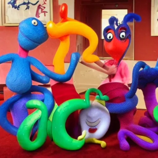 Image similar to Mr. Squiggle and Friends on ABC TV