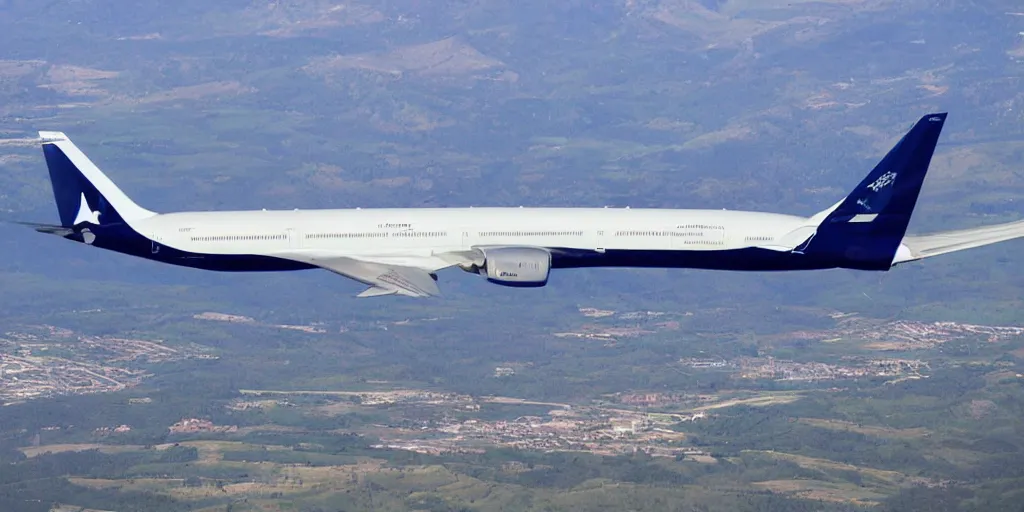 Image similar to a really long plane