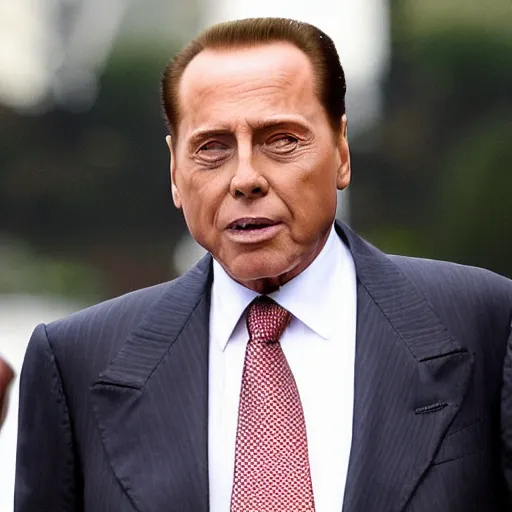 Prompt: bunga bunga berlusconi