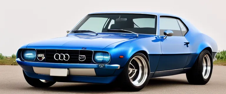 Image similar to denim blue audi camaro b 1 ( 1 9 6 9 )