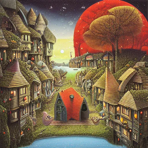 Image similar to lullaby by Jacek Yerka