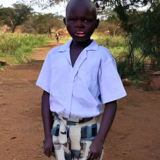 Image similar to short fat bearded white young boy in zimbabwe