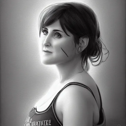 Image similar to amazing lifelike award winning pencil illustration of ricki lake trending on art station artgerm Greg rutkowski cinematic