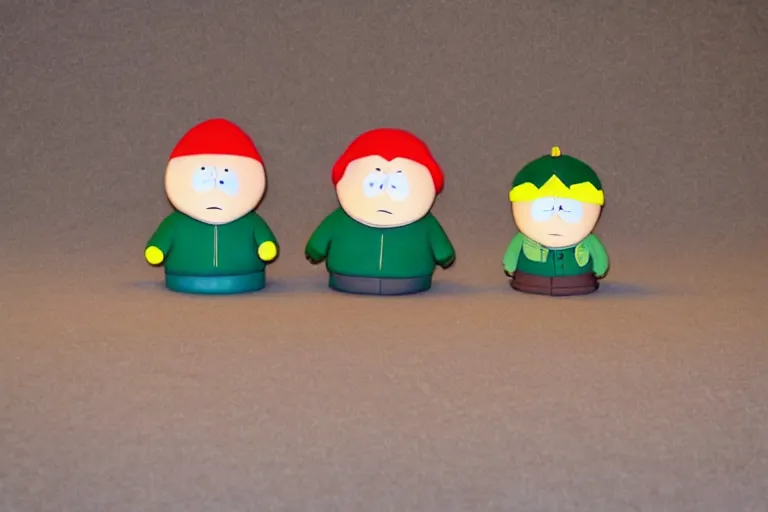 Image similar to Southpark in claymotion