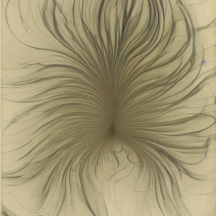 Image similar to botanical illustration (1667), fractal flame