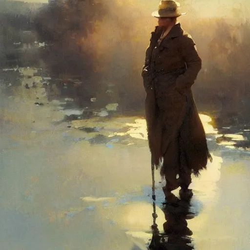 Image similar to oil painting of copper still by anders zorn, wonderful art by greg rutkowski, beautiful cinematic light, american romanticism by greg manchess, reflections and refraction, sunlight