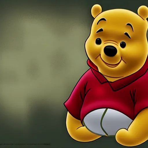 Image similar to Xi Jinping as Winnie the Pooh intricate, highly detailed, concept art, smooth, sharp focus