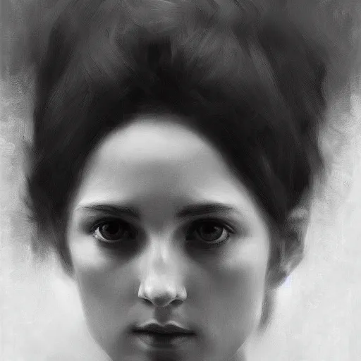 Prompt: detailed portrait of an abstract painting, artstation, bouguereau, cinematic