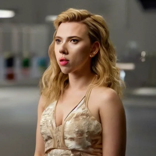 Image similar to scarlett johansson as a hamster