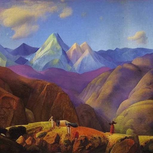 Image similar to a stunning vista in the andes mountains, by bosch and lisa frank