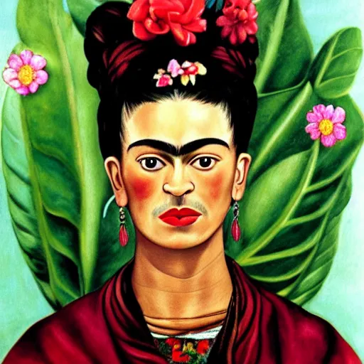 Image similar to pretty Frida Kahlo