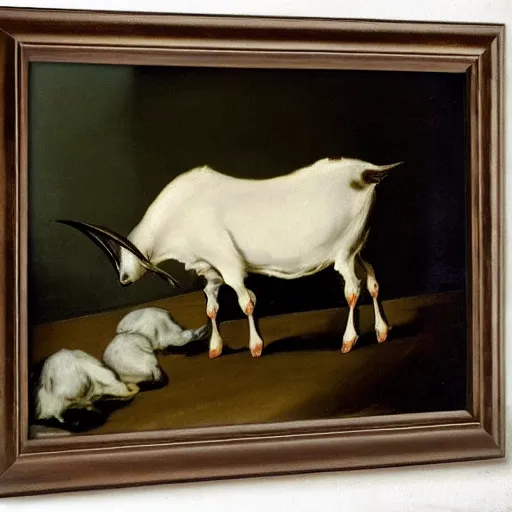 Image similar to goat by goya