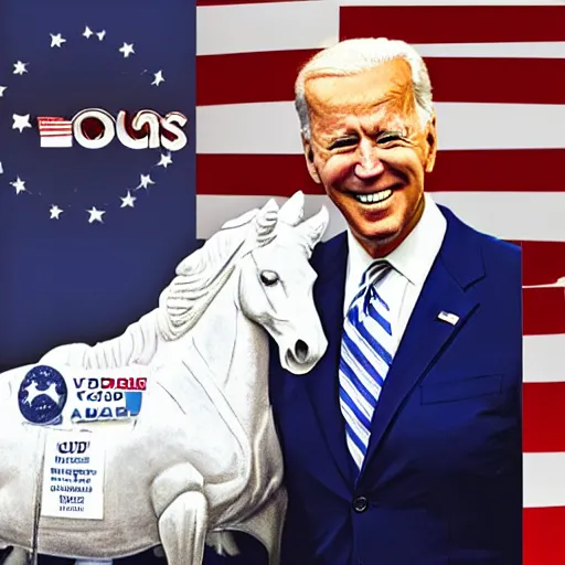 Prompt: joe biden with the body of a pegasus, coolmath. com