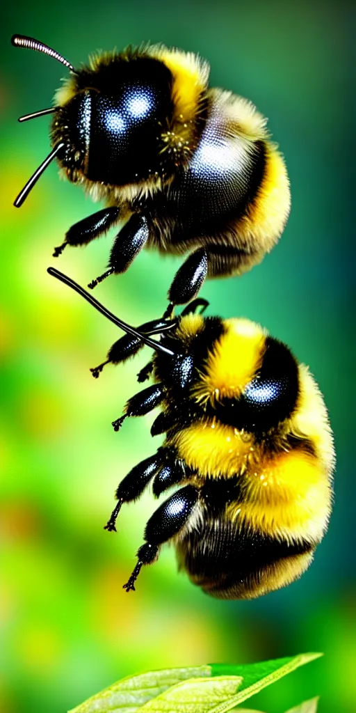 Image similar to fat fat spherical bumblebee in a flower puking pollen, airbrush 8 0 s photography, polished, 8 5 mm, intricate, sharp detailed focus airbrush