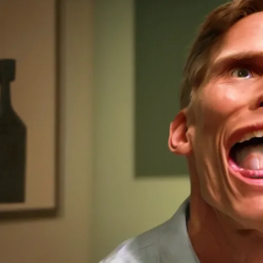 Image similar to Live Action Still of Jerma in Psycho (film), real life, hyperrealistic, ultra realistic, realistic, highly detailed, epic, HD quality, 8k resolution, body and headshot, film still