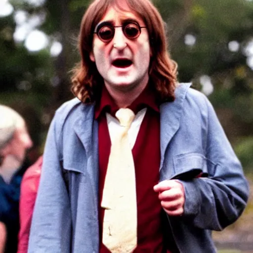 Image similar to john lennon dressed as harry potter