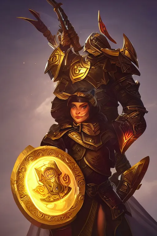 Image similar to shield fantasy epic legends game icon stylized digital illustration radiating a glowing aura global illumination ray tracing hdr fanart arstation by ian pesty and katarzyna da „ bek - chmiel