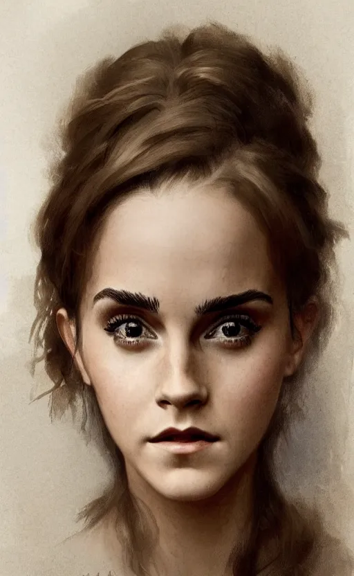 Prompt: portrait en buste emma watson, annasophia robb, traditional corsican, intricate, highly detailed, artstation, illustration, jurgens, rutkowski, bouguereau