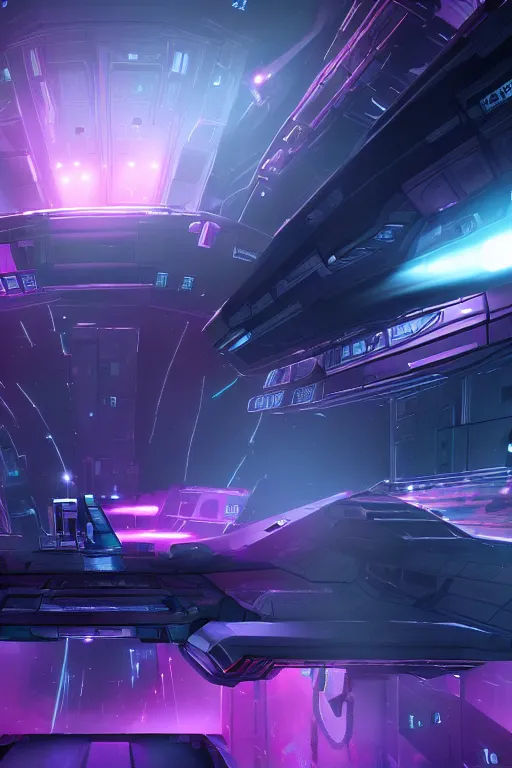 Prompt: the navigation deck onboard the Peaceful Tyranny DJD Deception spaceship in orbit over cybertron, gothic Decepticon mood, purple and dark color walls, clean panels, dramatic lighting, glowing red hologram navigation panels, cinematography by Wes Anderson, 4k octane render, photorealistic , cinematic lighting, Artstation