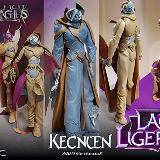 Image similar to Kenner figure of character from Arcane Netflix show and League of Legends